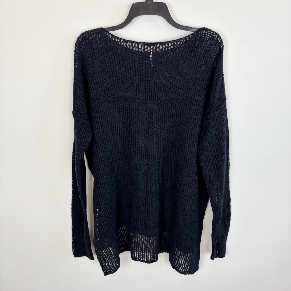 Free People Wednesday Cashmere Sweater in Black Size S - Picture 6 of 11